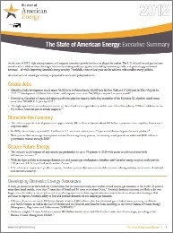 State of American Energy
